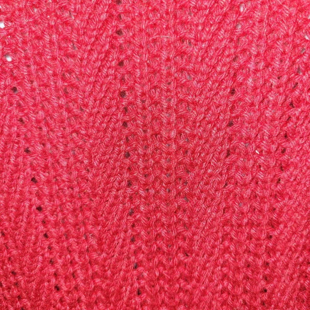 Biltmore Womens Large Cable Knit Sweater‎ Red